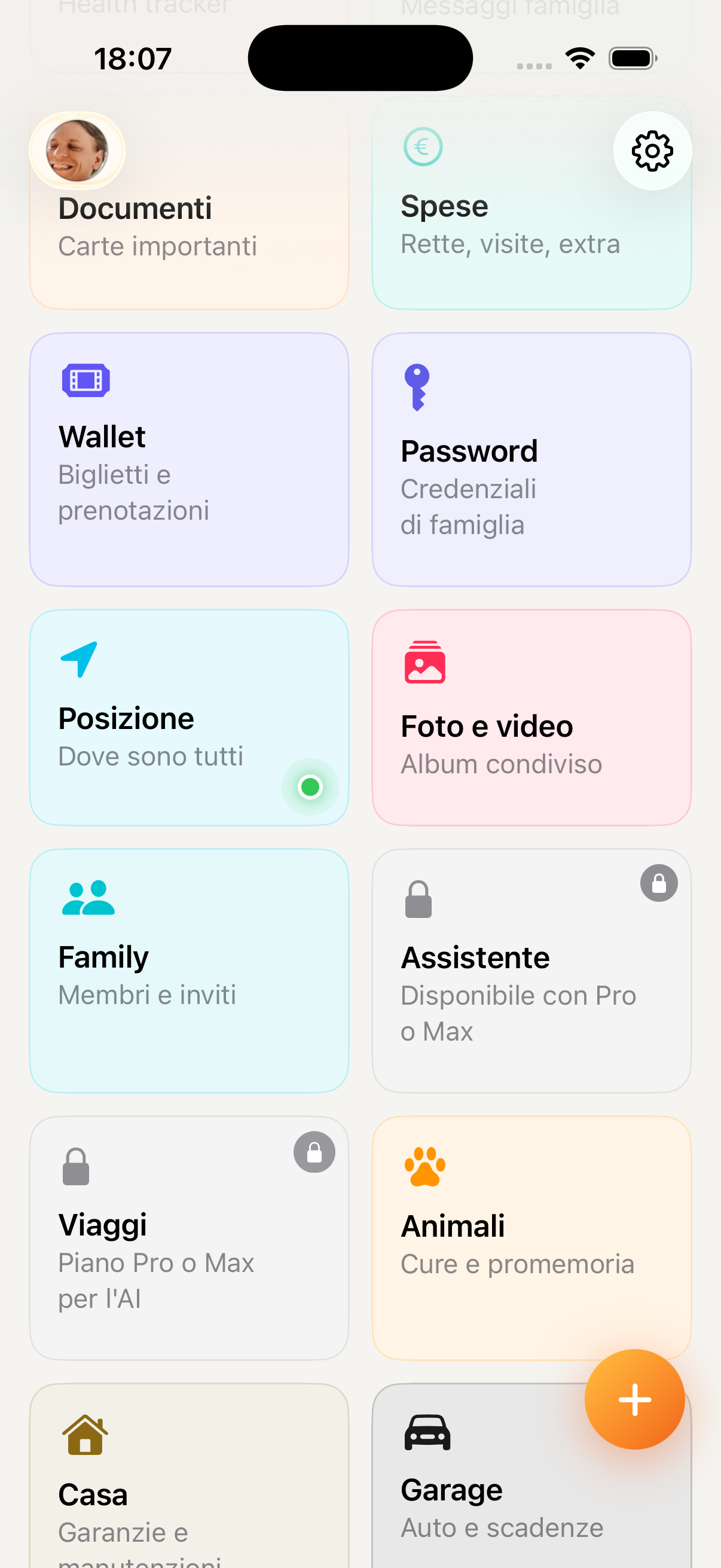 Zone personalizzate